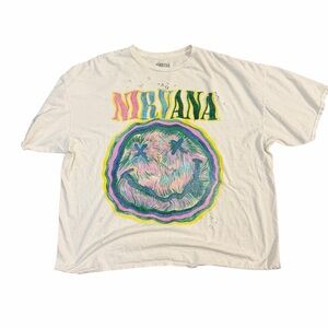 NIRVANA distressed graphic vintage tee